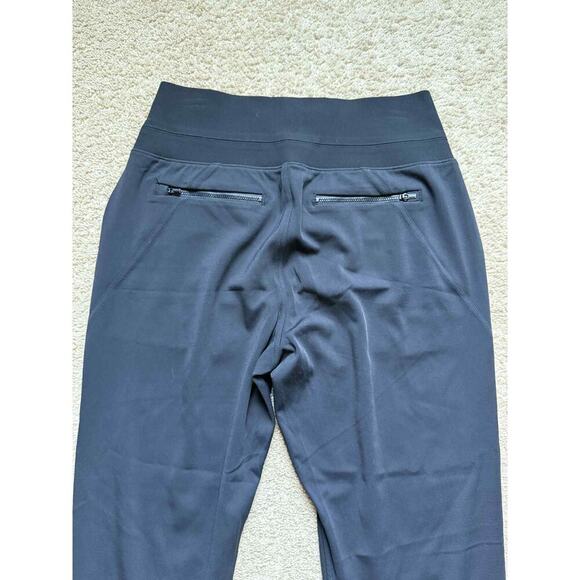 Athleta Venice Pull On High Waisted Jogger Pants Black Women's Size Medium - Picture 9 of 11